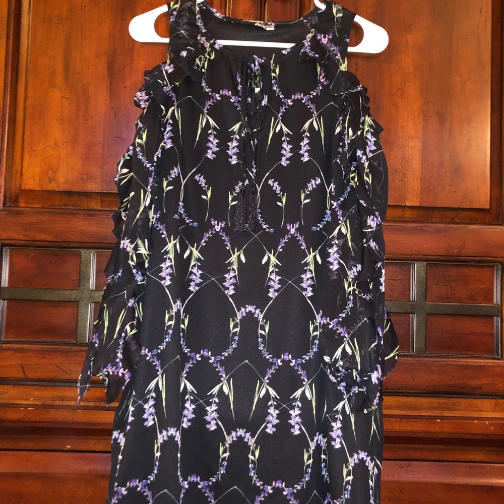 Floral black dress never worn before!!!